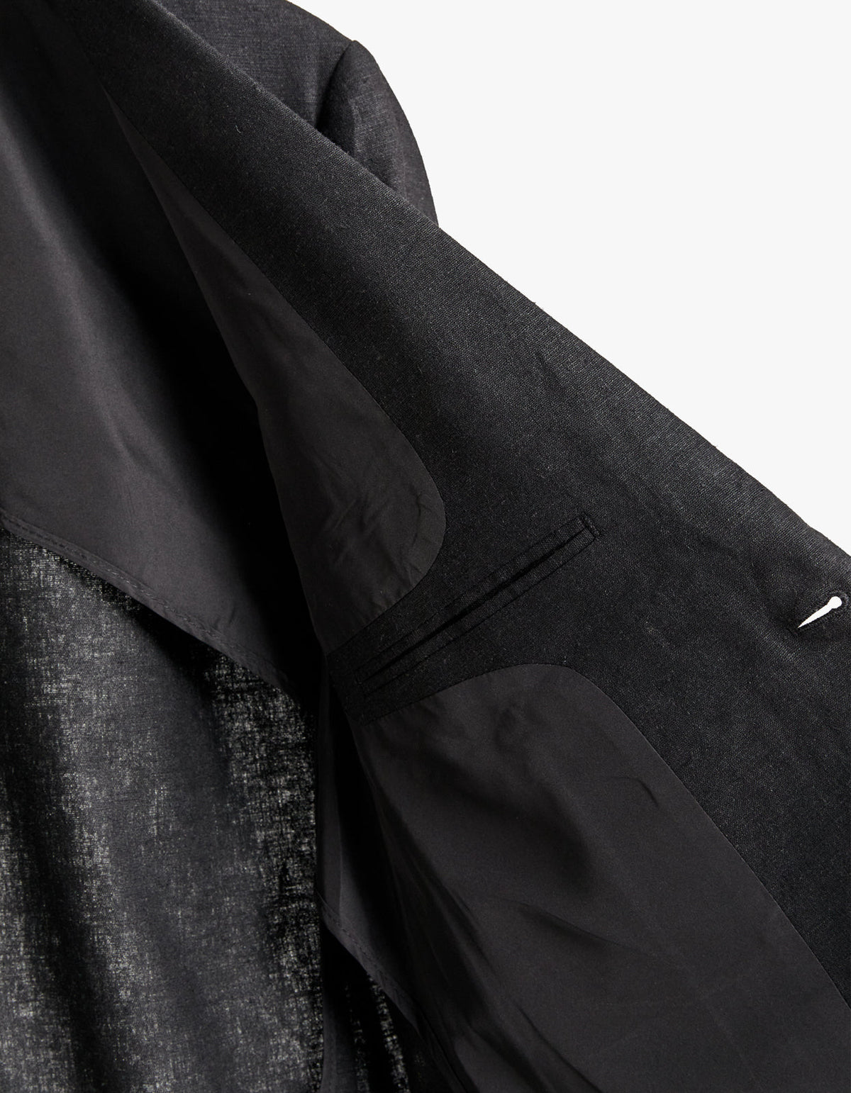 Frank Linen Blazer - Black
