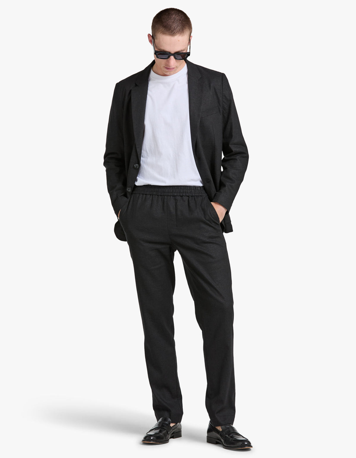 Davis Linen Pant - Black