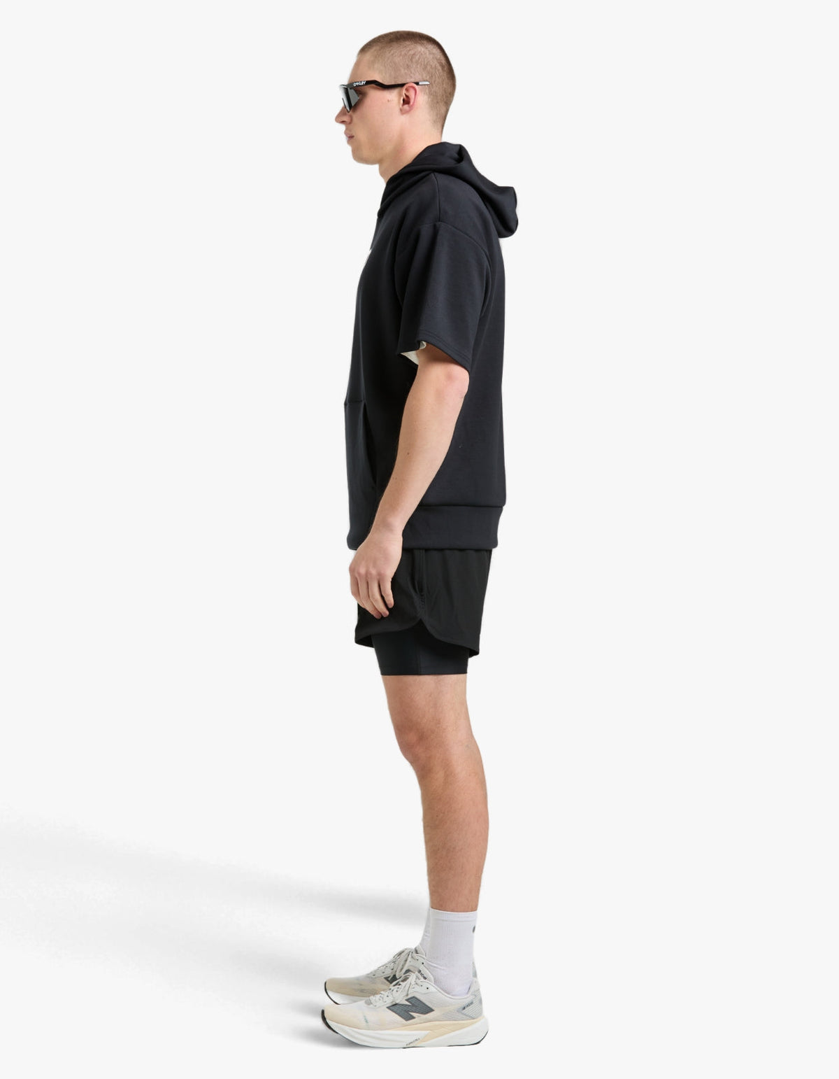 Enhance QD Fleece S/S Hoody 5.0 - Pitch Black