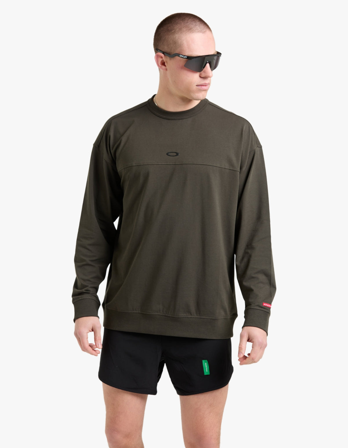New Retro Fleece L/S Crew 1.0 - Shadow/Black