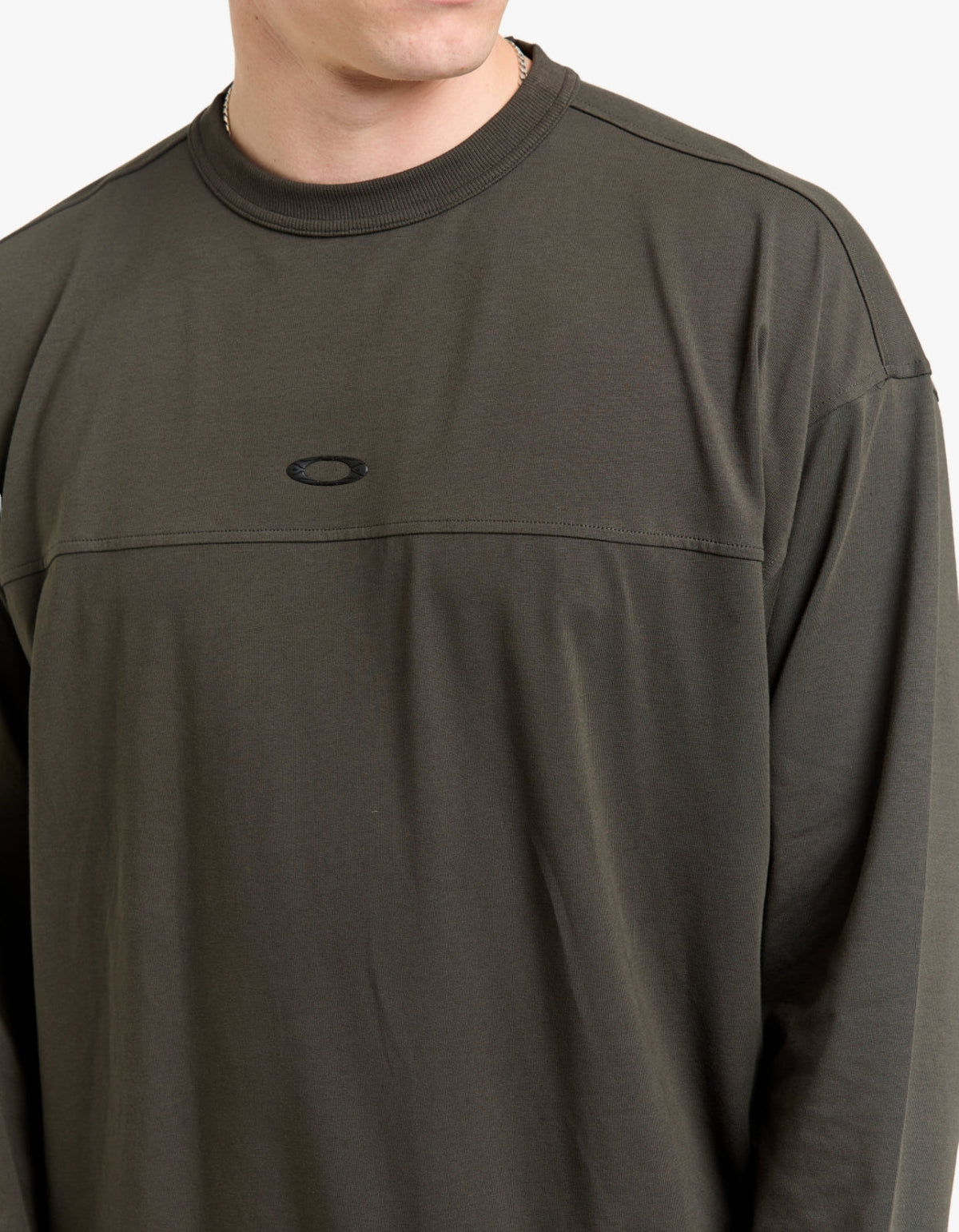 New Retro Fleece L/S Crew 1.0 - Shadow/Black