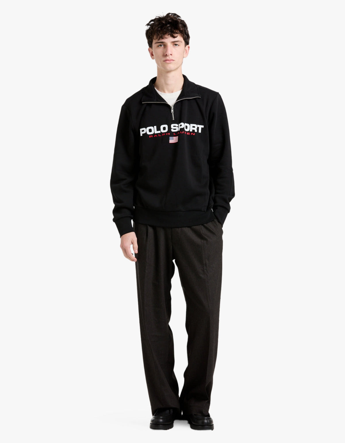 Polo Sport Fleece Sweatshirt - Polo Black/White