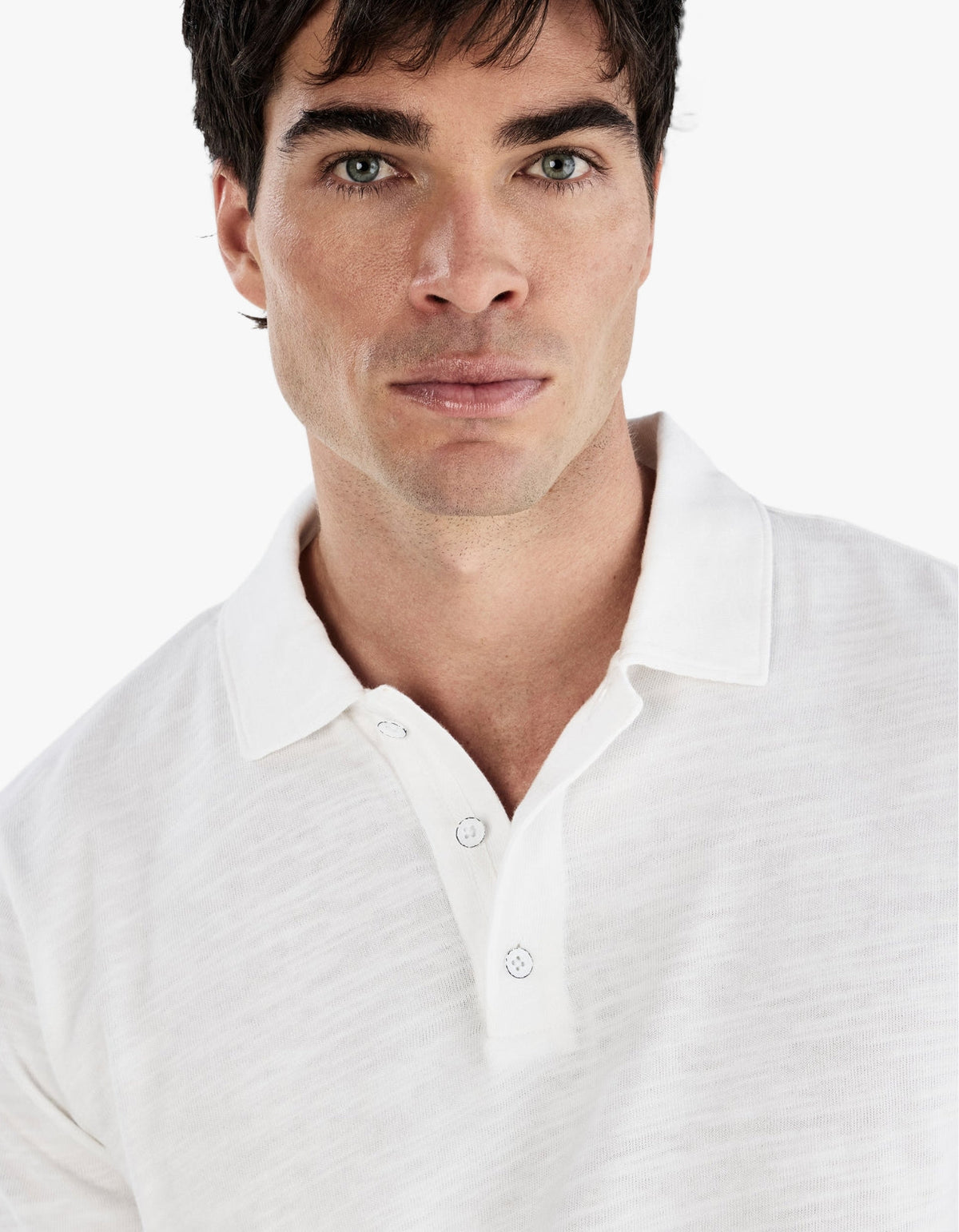 Classic Flame Polo - White