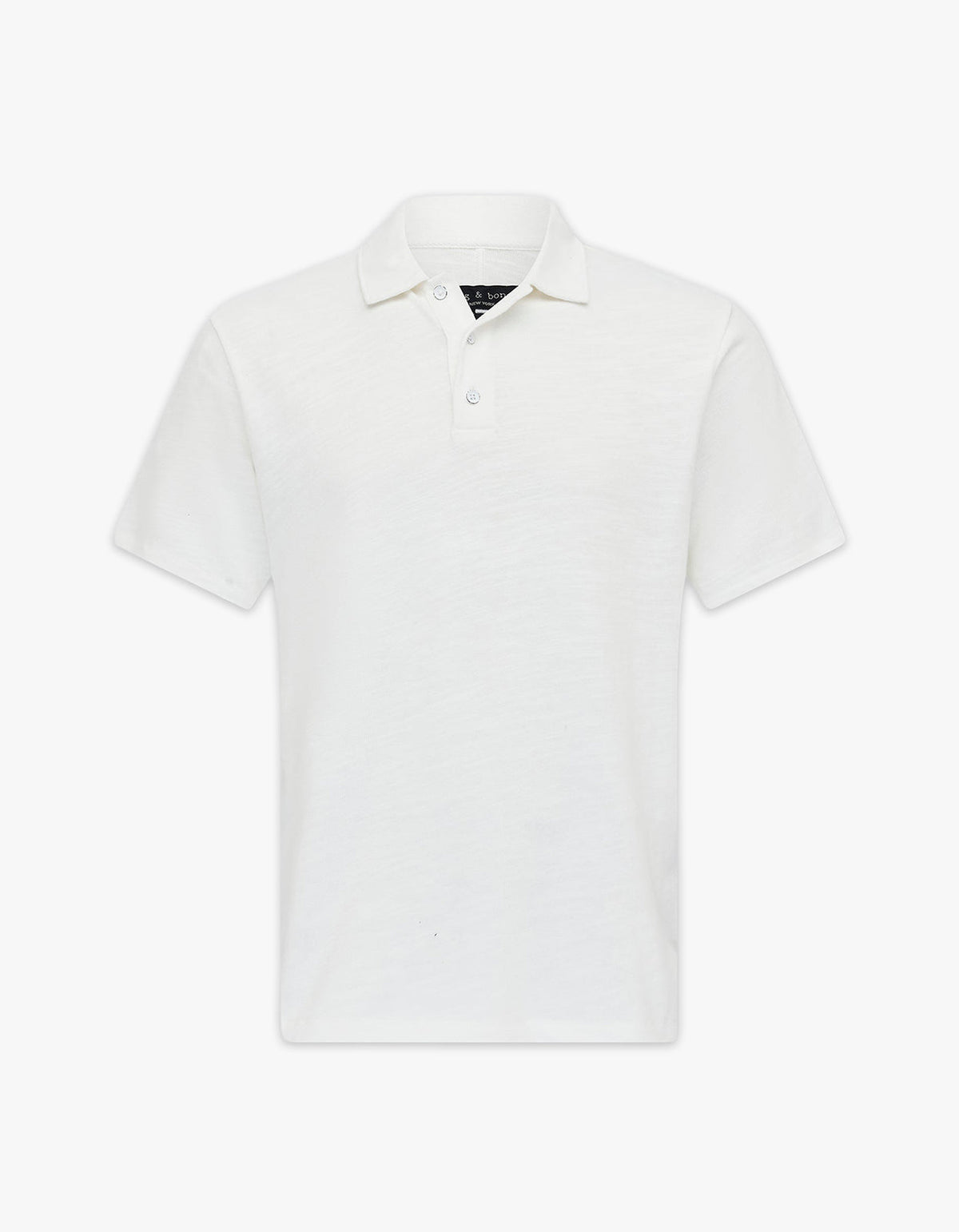 Classic Flame Polo - White