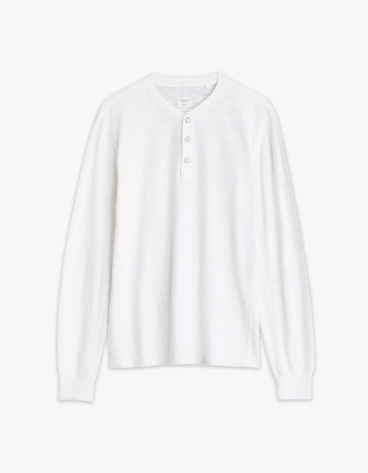 Classic Henley - White