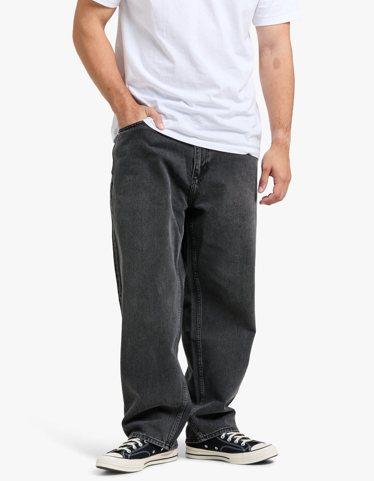 RB Baggy Authentic Rigid Jean - Onyx