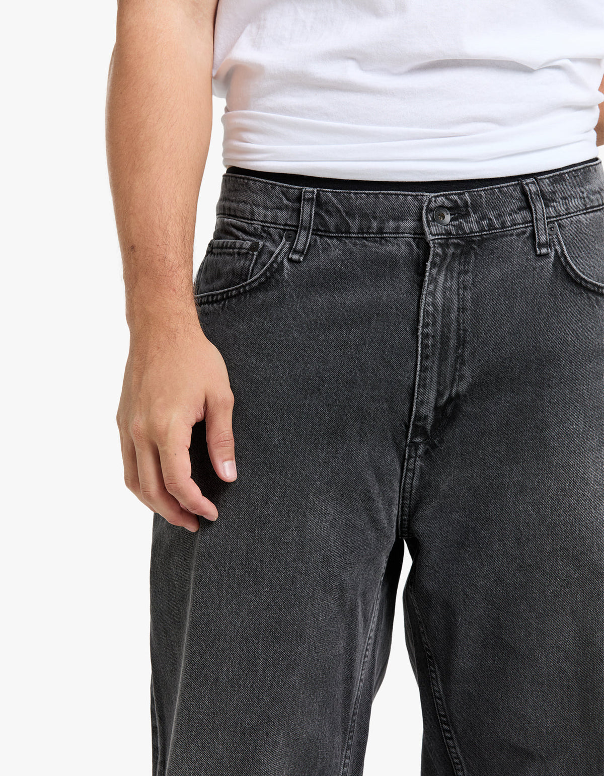 RB Baggy Authentic Rigid Jean - Onyx