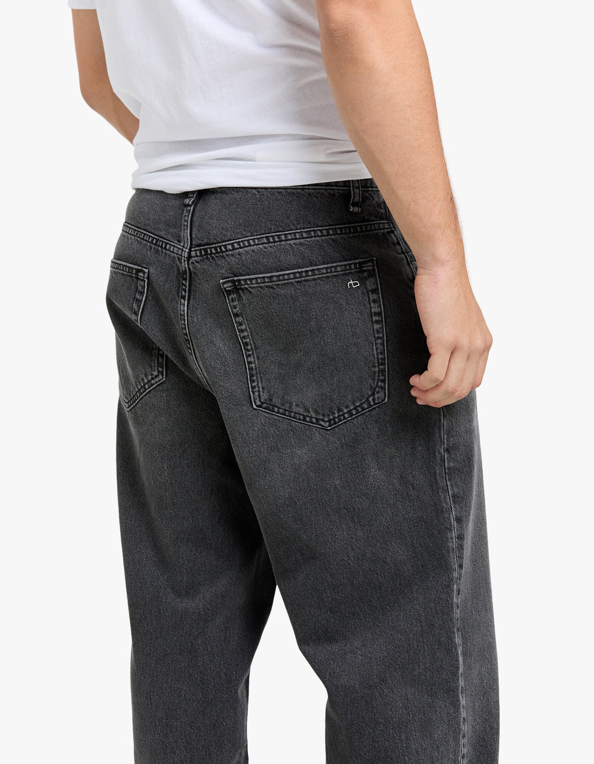 RB Baggy Authentic Rigid Jean - Onyx