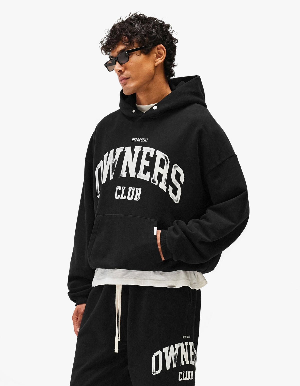 Represent Owners Club Heritage Hoodie - Jet Black