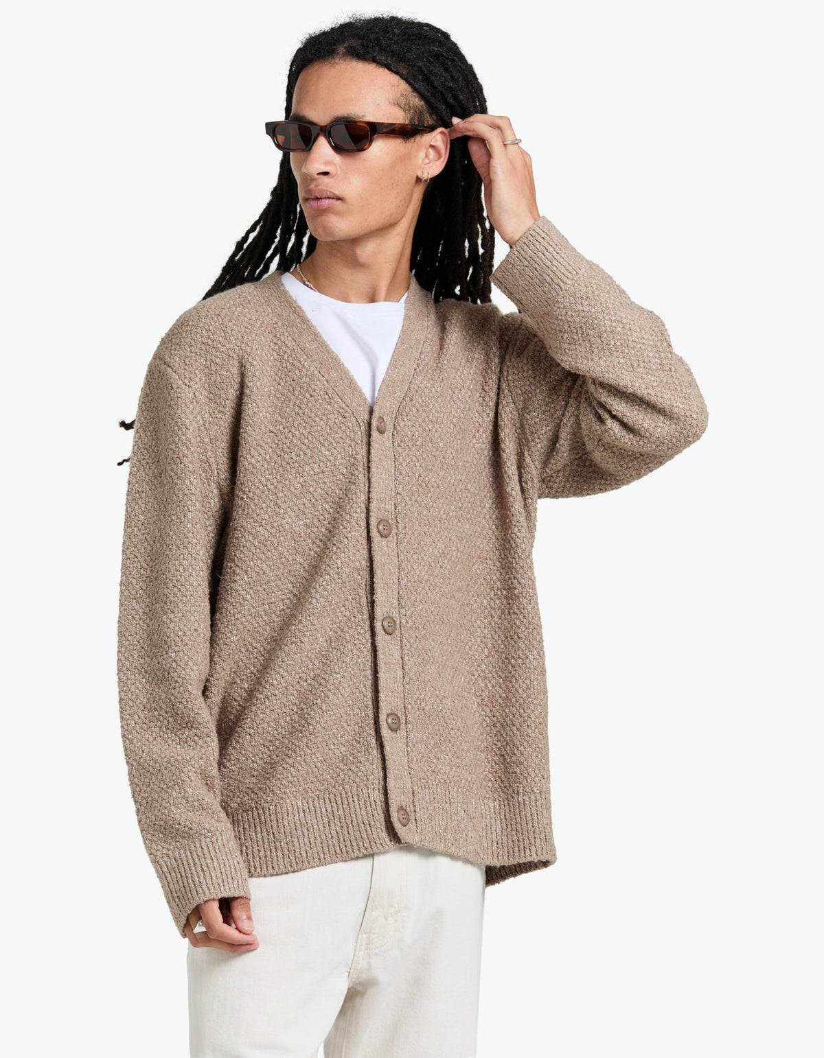 Saezra Cardigan 15531 - Greige Mel.
