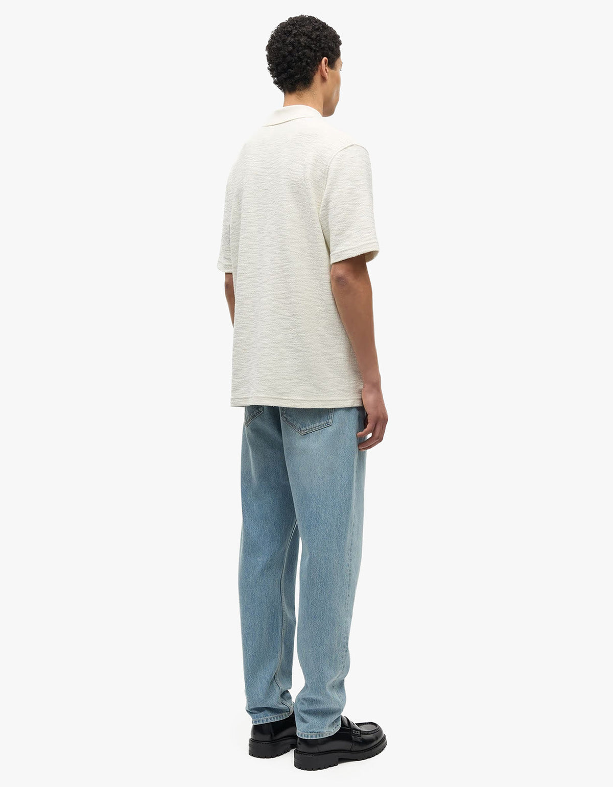 Samac V Neck Polo 15974 - Clear Cream