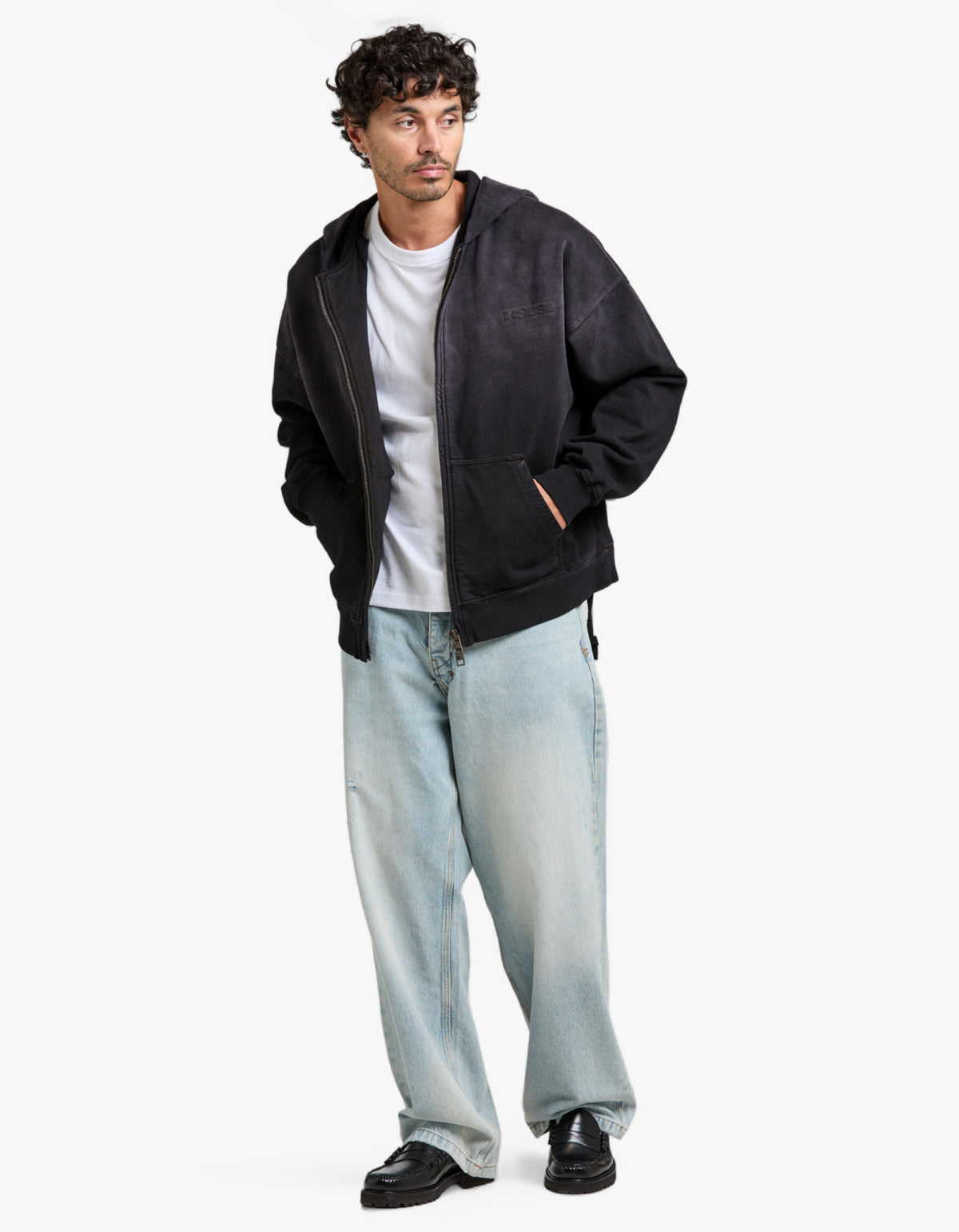 Intruder Ekcess Zip Hoodie - Jet Black