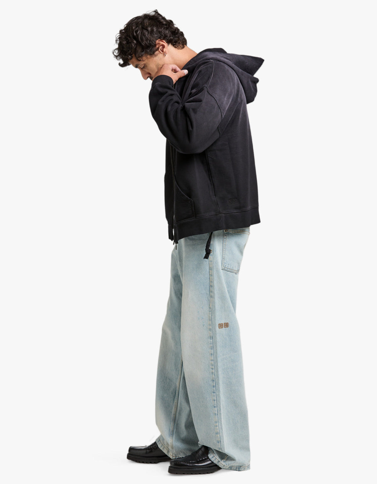 Intruder Ekcess Zip Hoodie - Jet Black