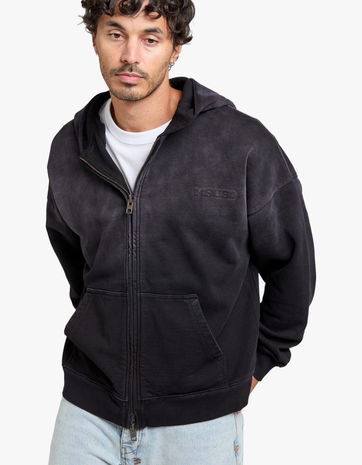 Intruder Ekcess Zip Hoodie - Jet Black