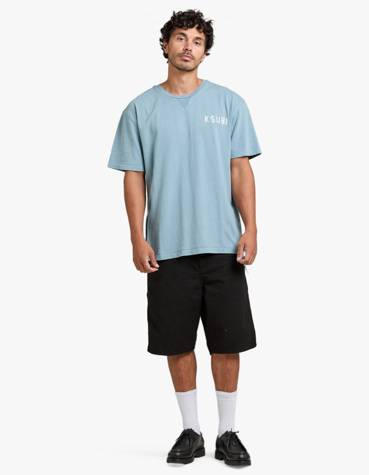 K Lock Biggie S/S Tee - Summer Blue