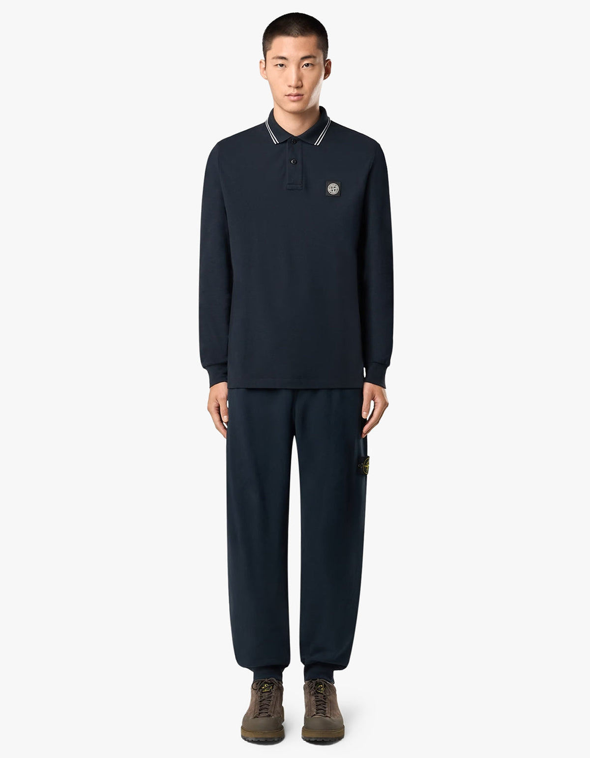 2200012 L/S Polo Shirt - Navy Blue