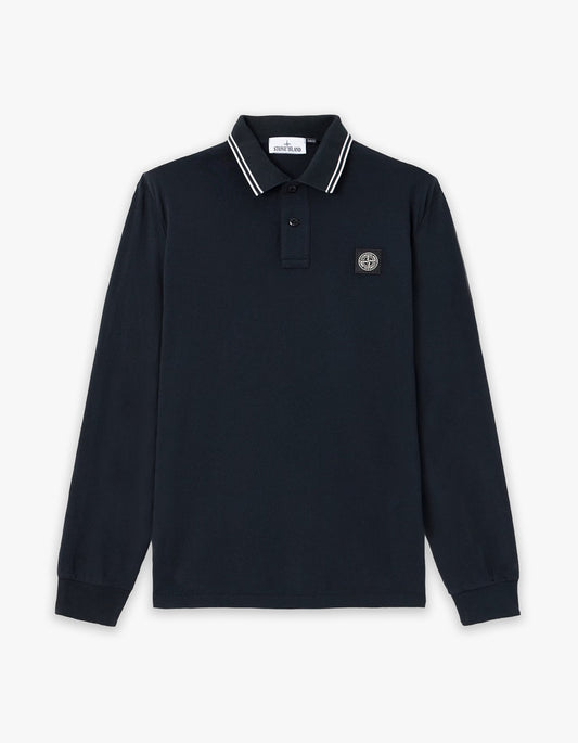 2200012 L/S Polo Shirt - Navy Blue