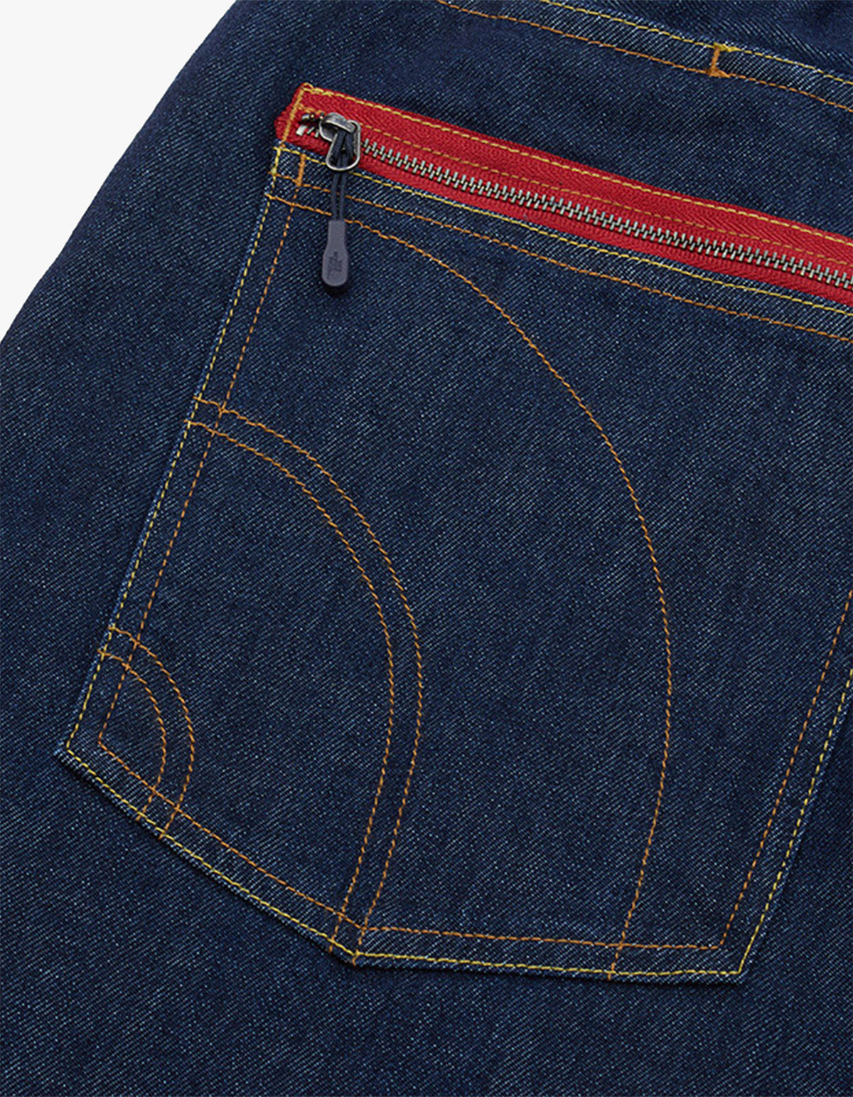 Mens Denim Cordura Pants - Dark Indigo Denim Wash