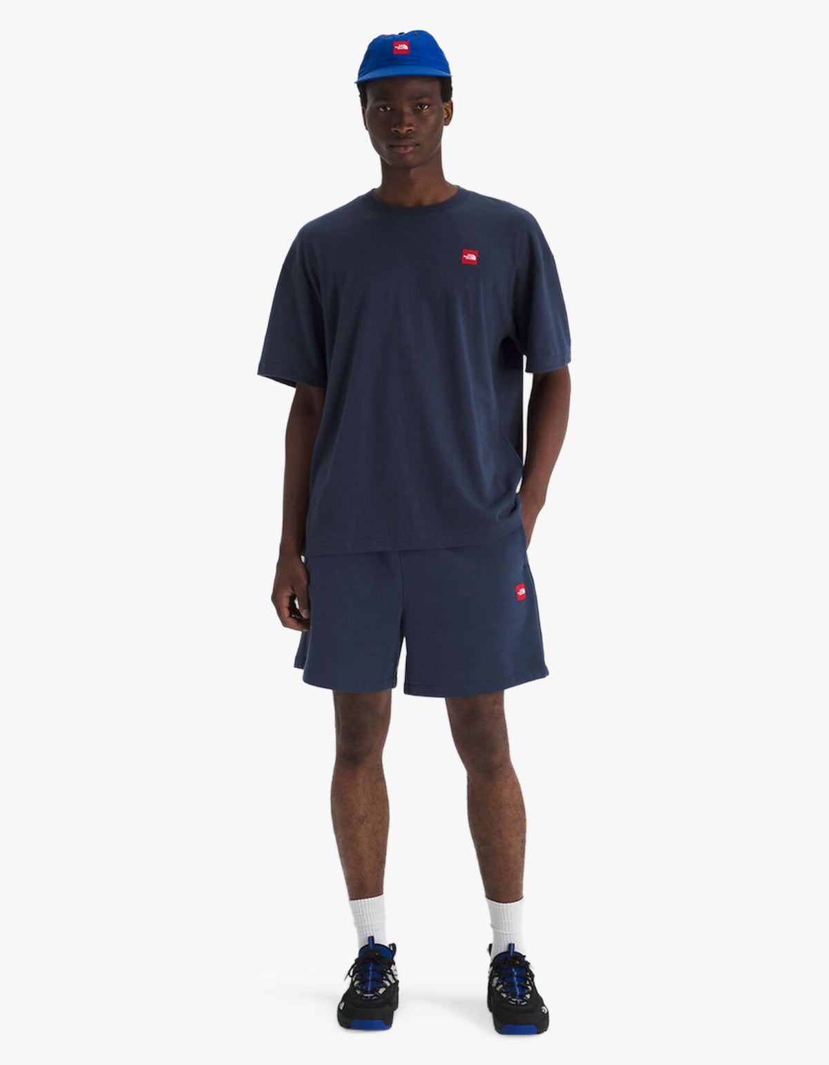Mens Red Box S/S Tee - Summit Navy