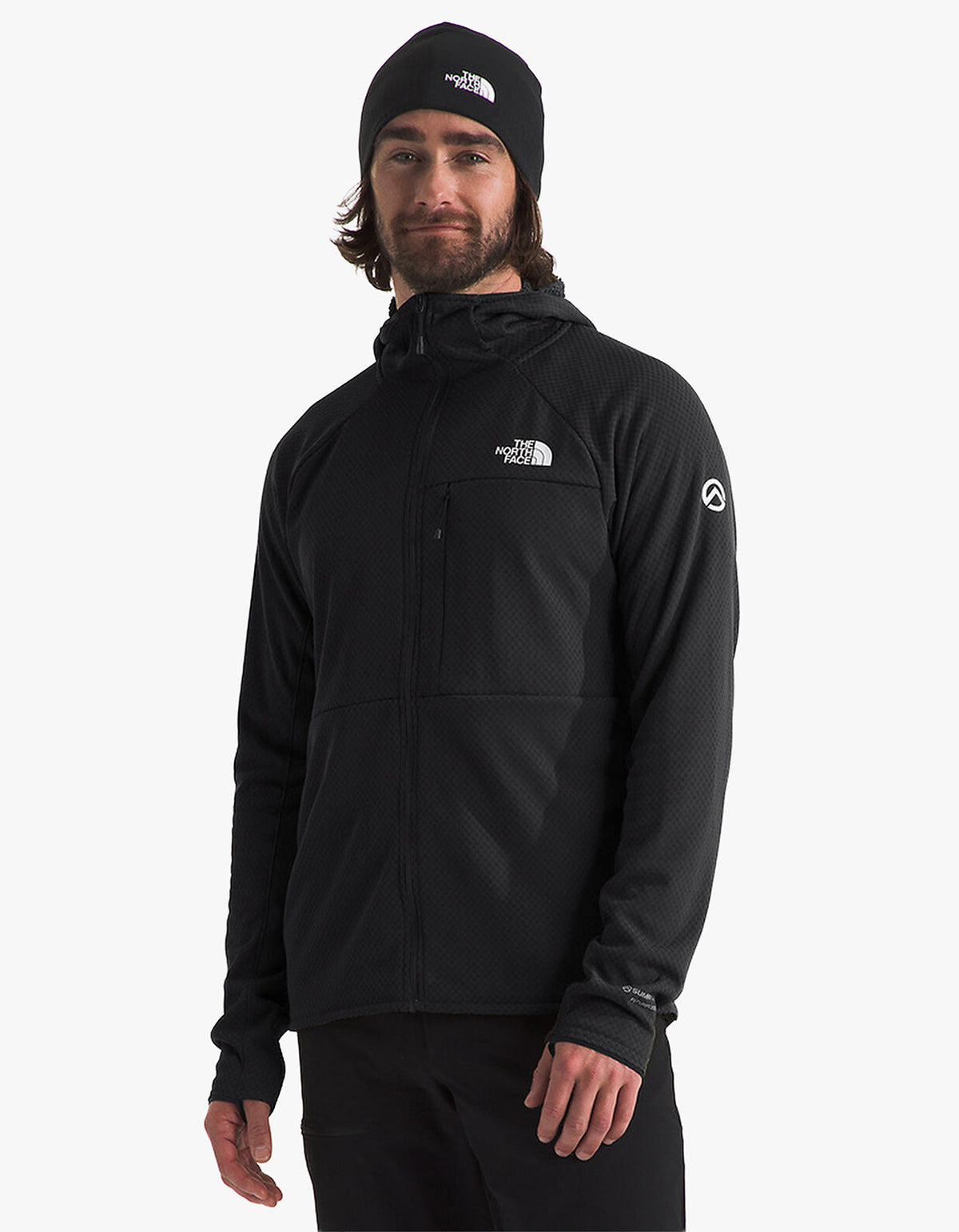 Mens Summit Series FUTUREFLEECE Full Zip Hoody - TNF Black Npf