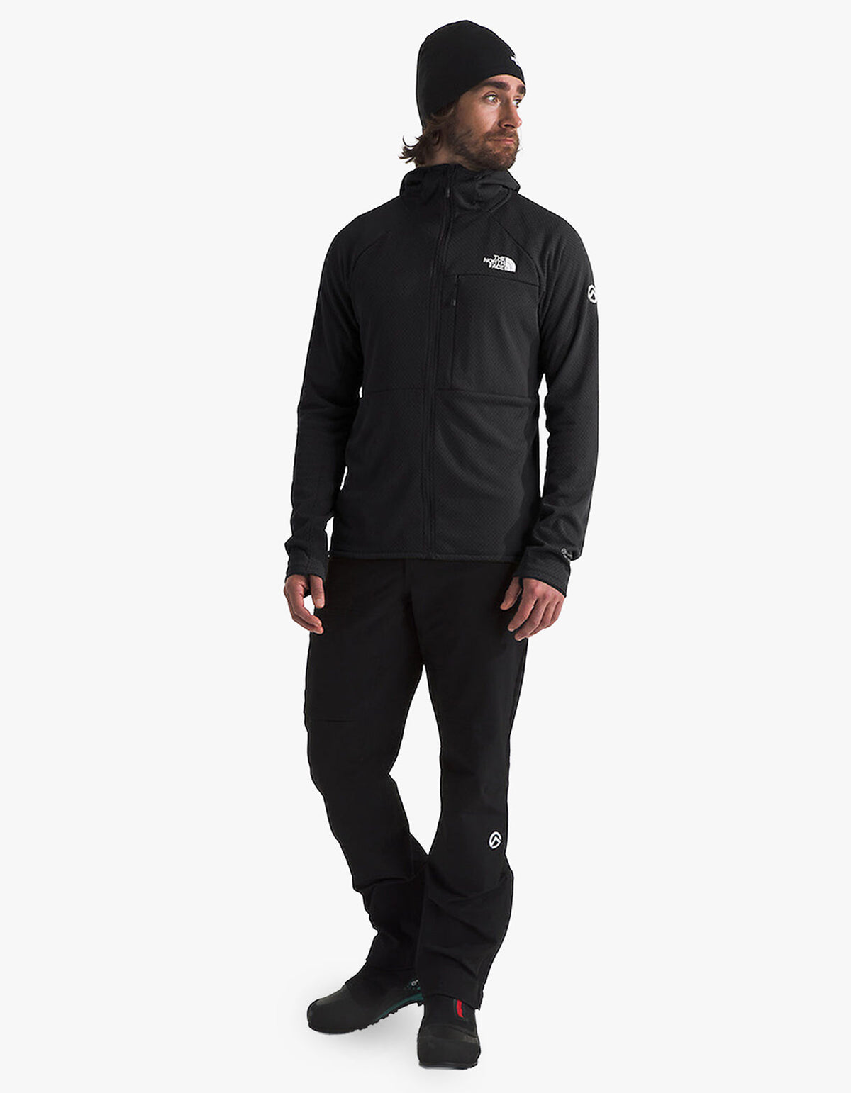 Mens Summit Series FUTUREFLEECE Full Zip Hoody - TNF Black Npf