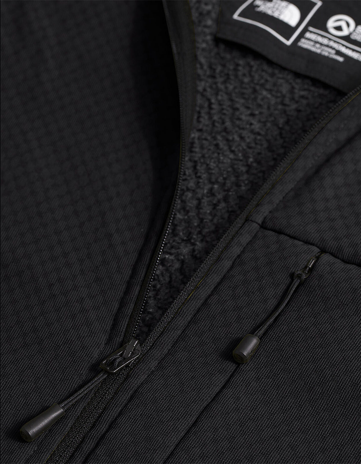 Mens Summit Series FUTUREFLEECE Full Zip Hoody - TNF Black Npf