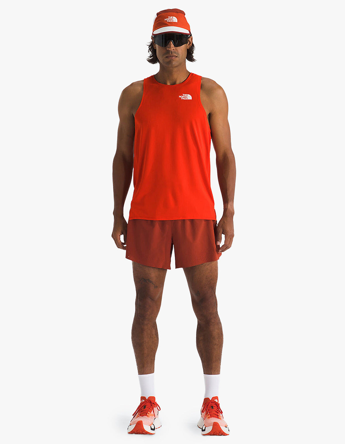 Mens Summit Series High Trail Tank - Lava Red