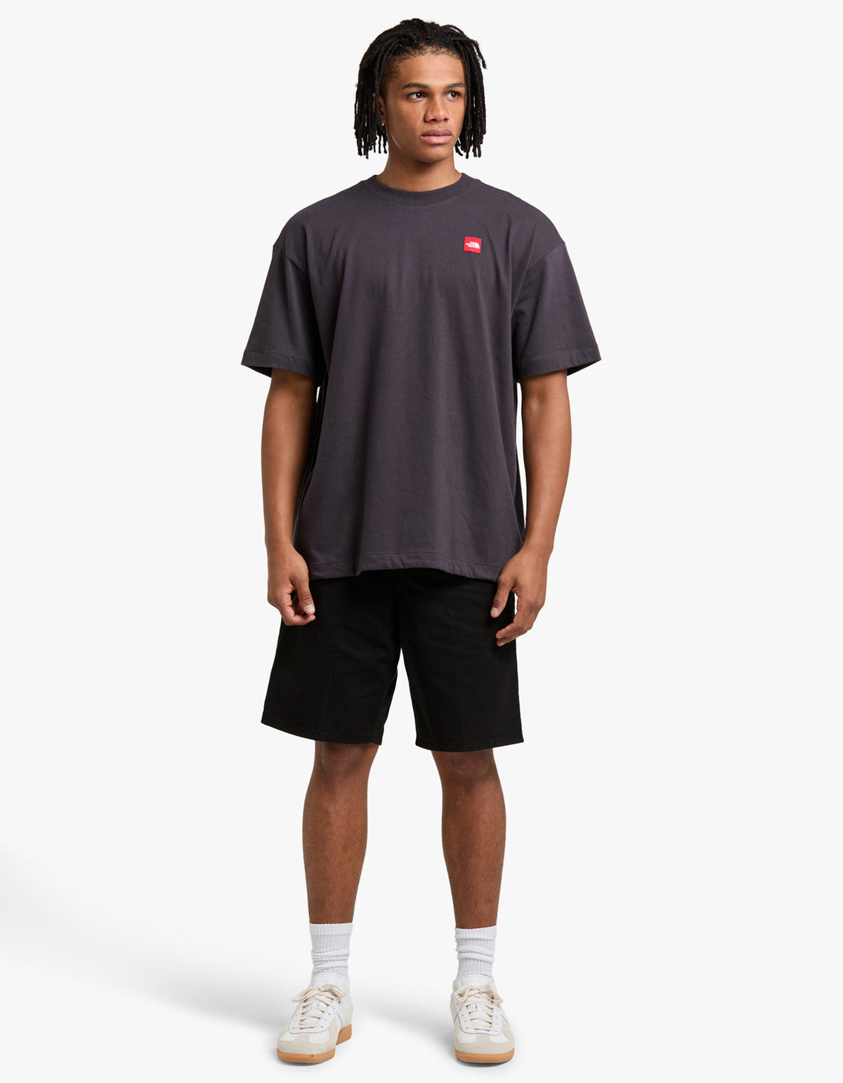 TNF Red Box S/S Tee - Obsidian
