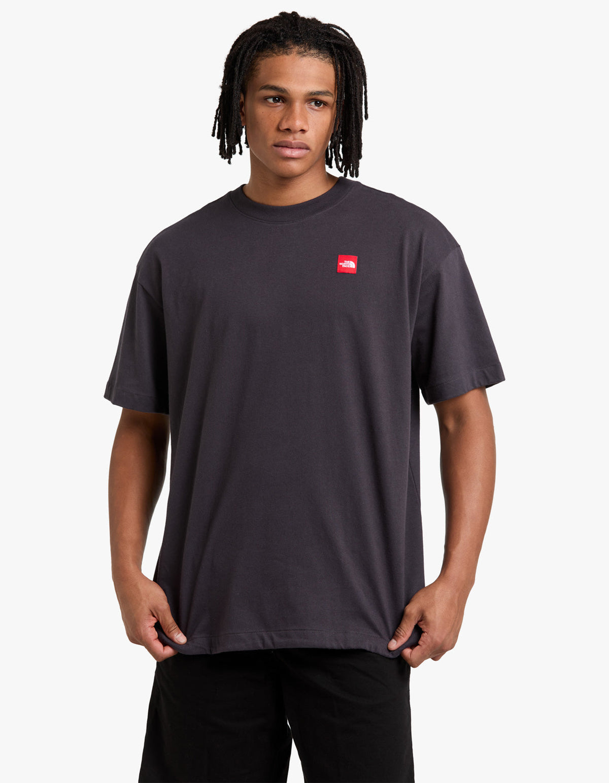 TNF Red Box S/S Tee - Obsidian