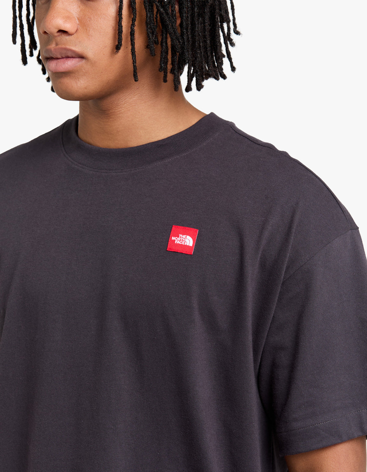 TNF Red Box S/S Tee - Obsidian