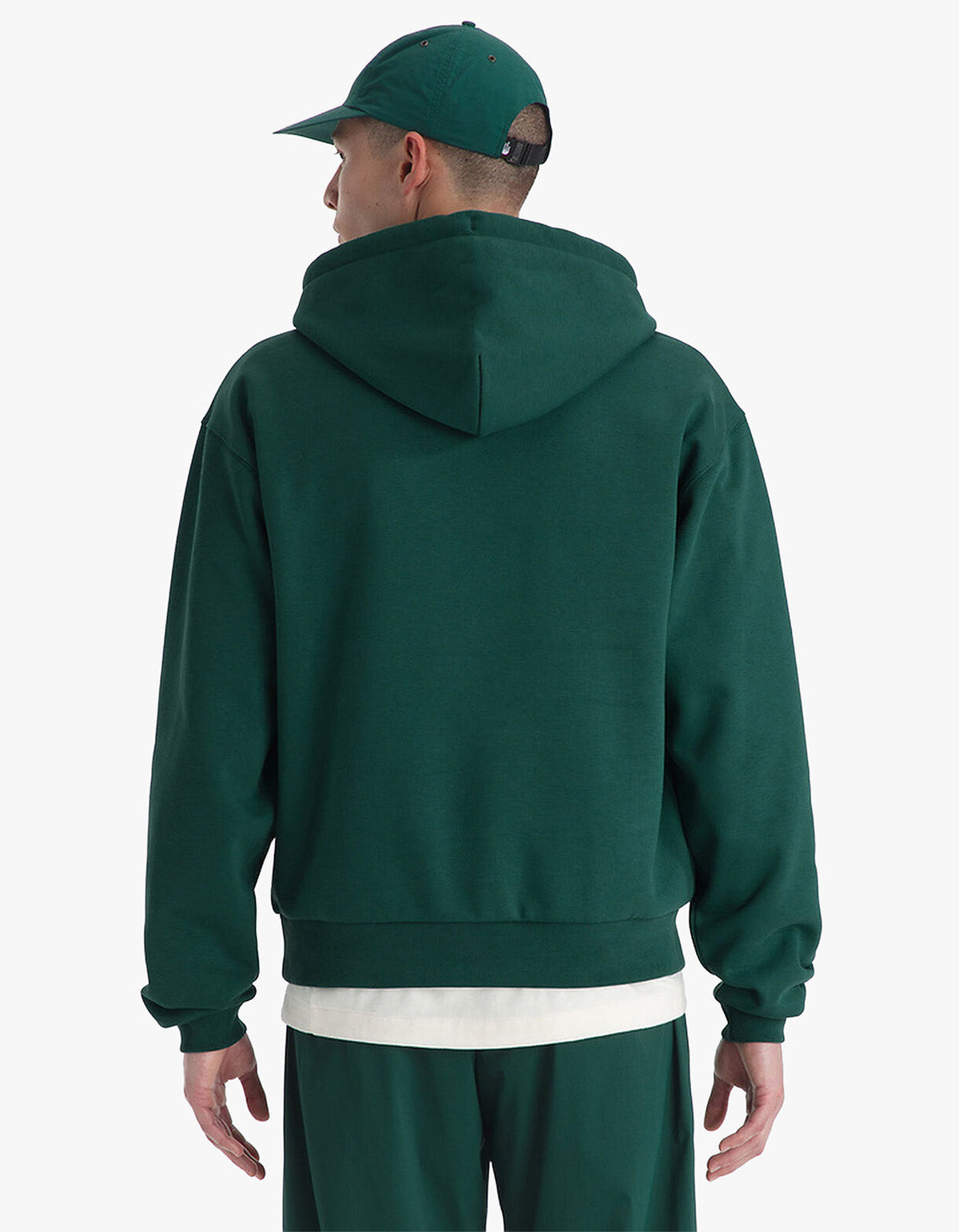 TNF Red Box Hoodie - Hunter Green