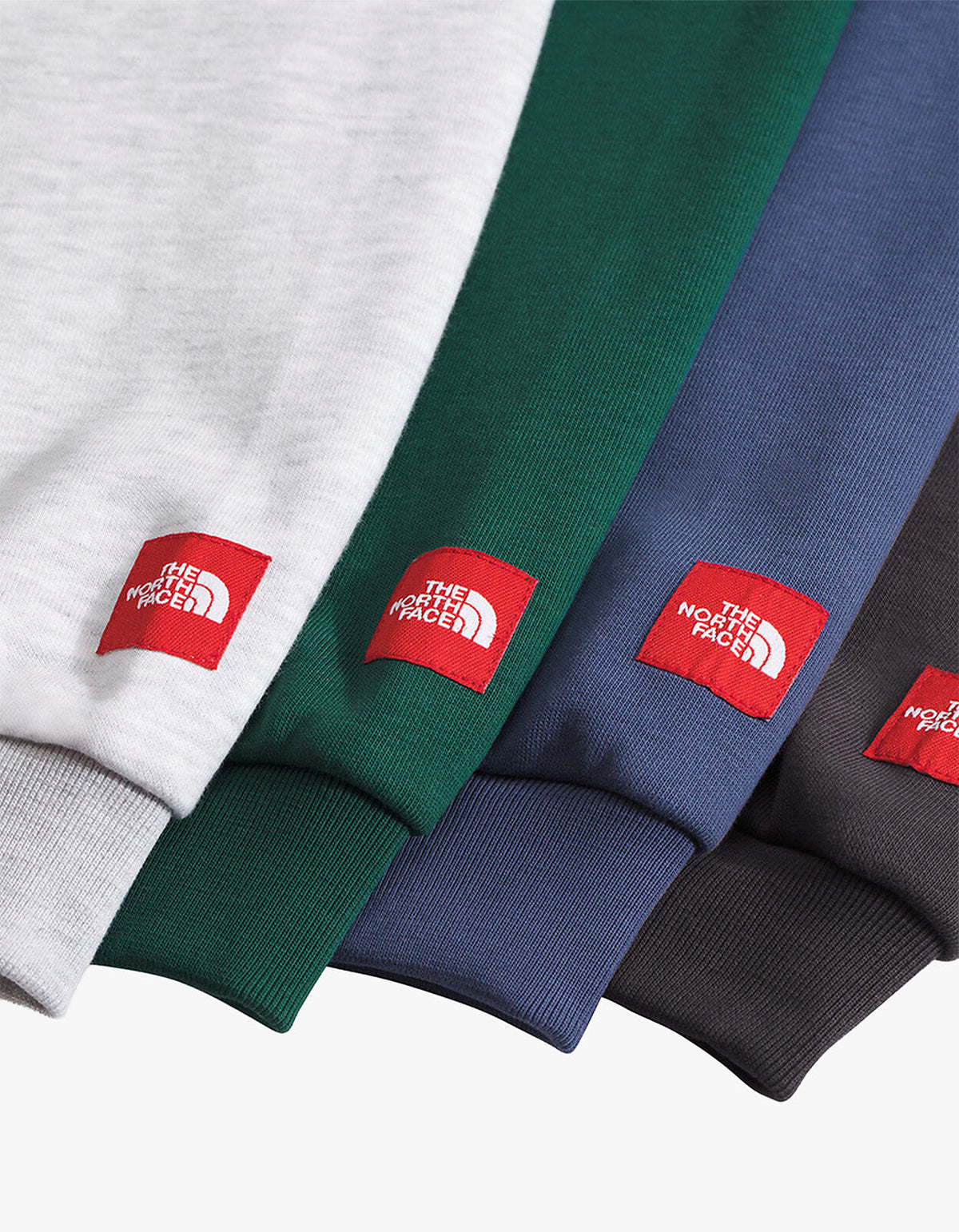 TNF Red Box Hoodie - Hunter Green