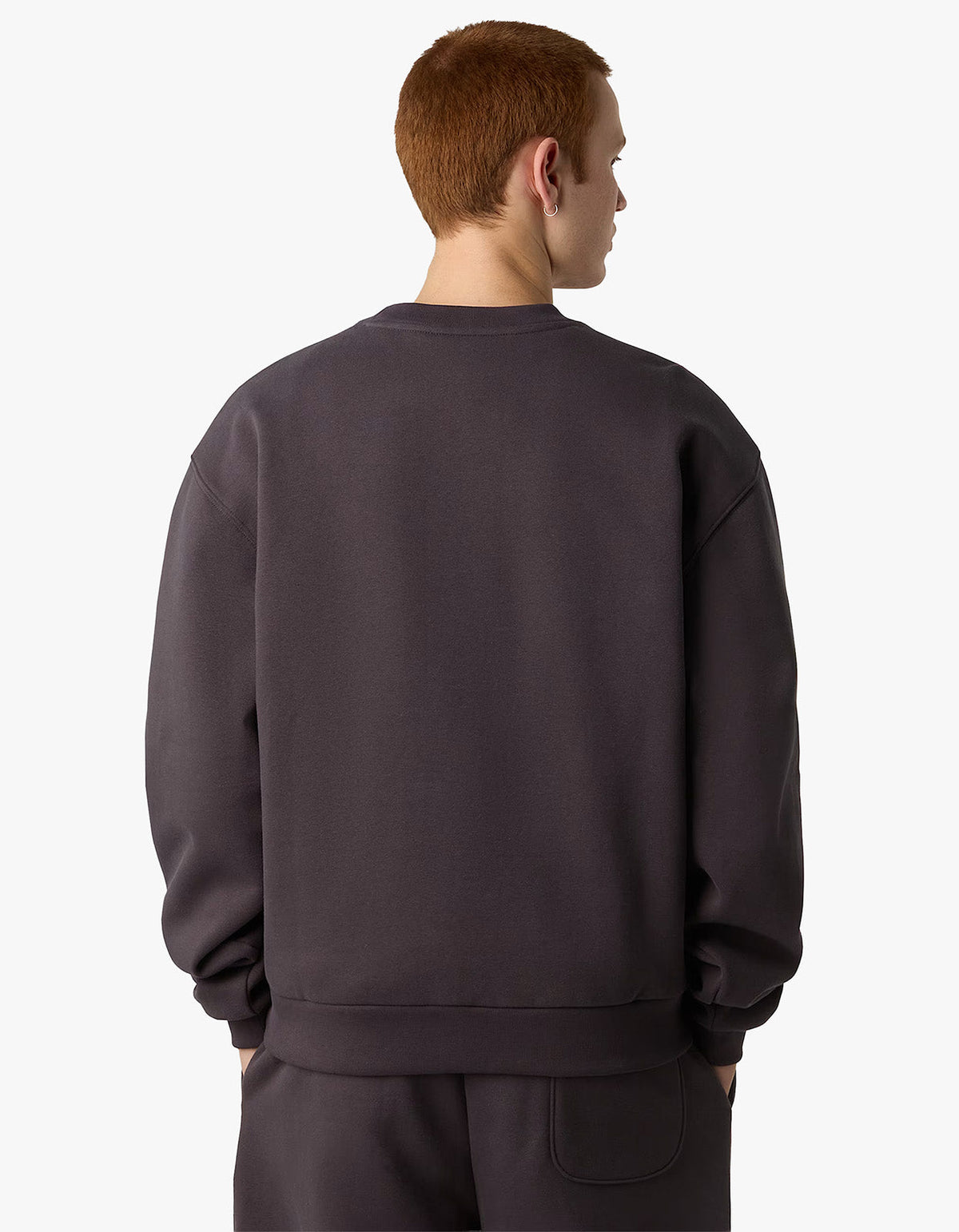 TNF Red Box Crewneck Sweat - Obsidian