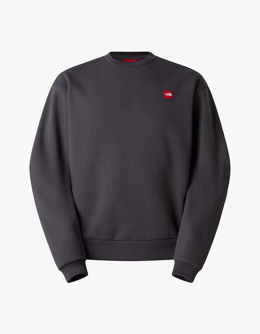 TNF Red Box Crewneck Sweat - Obsidian