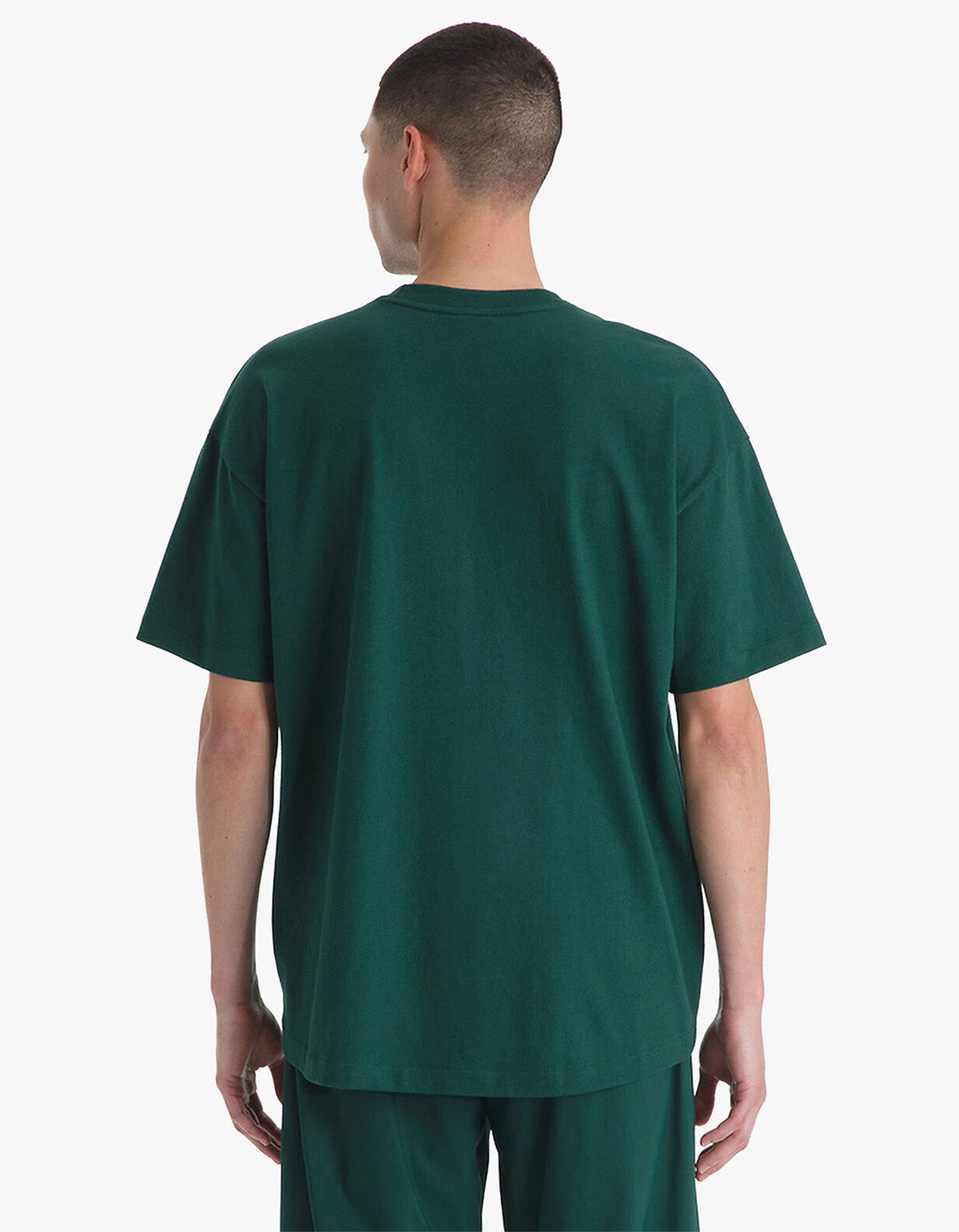 TNF Red Box S/S Tee - Hunter Green