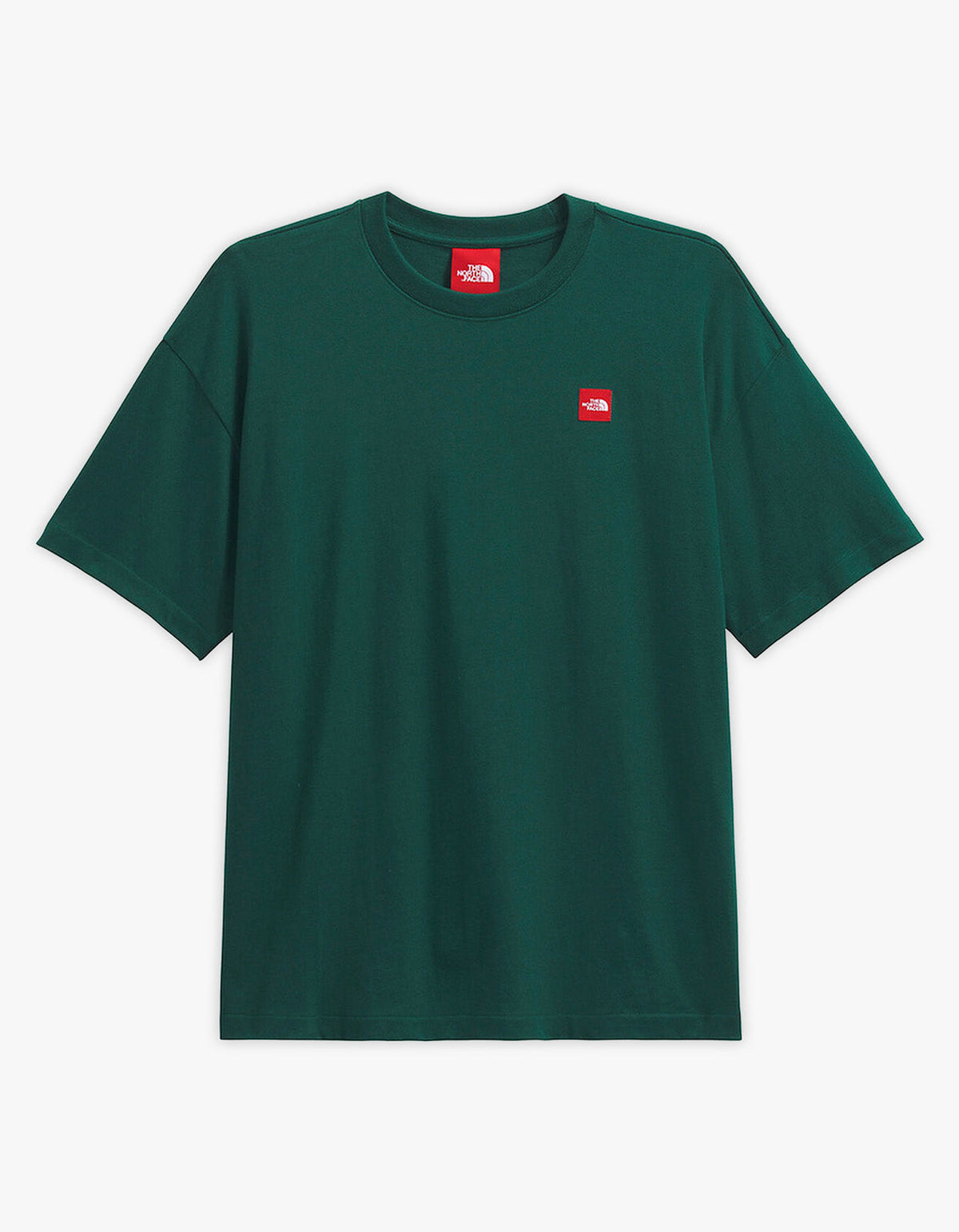 TNF Red Box S/S Tee - Hunter Green
