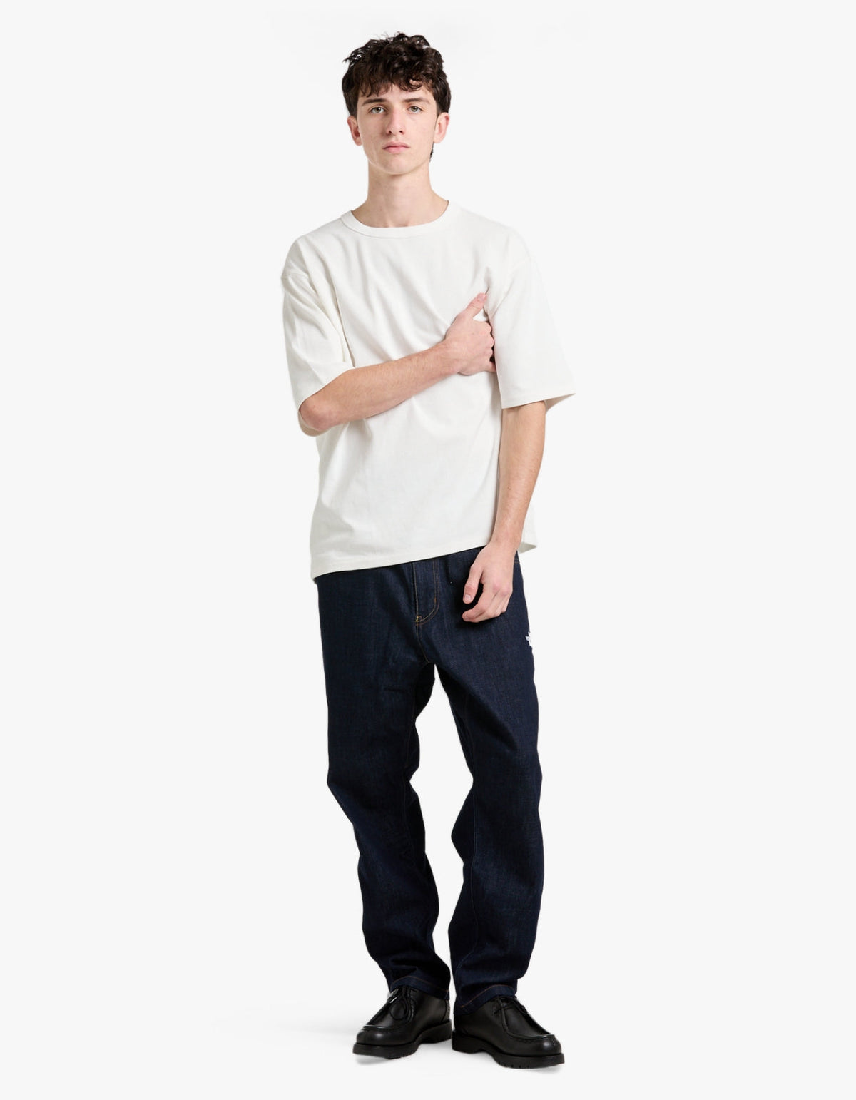 Mens Denim Cordura Pants - Dark Indigo Denim Wash