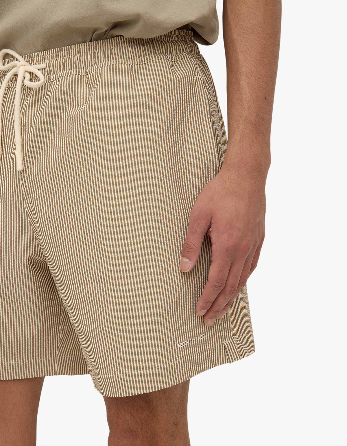 Ward Swim Short - Biscuit/Limestone