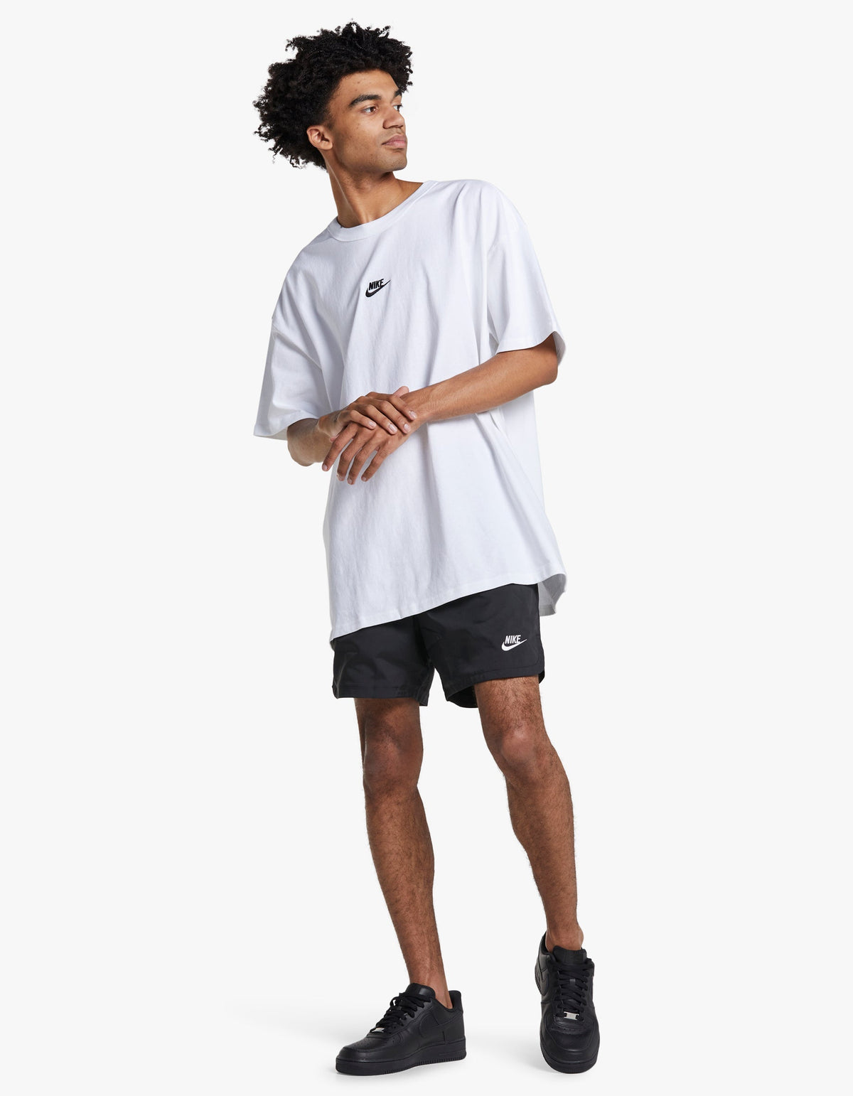 Club Woven Flow Short - Black/White